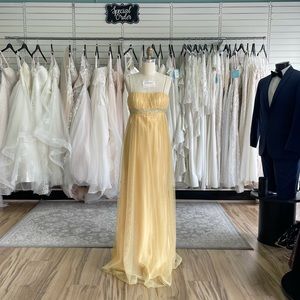 Yellow Glitter Dress